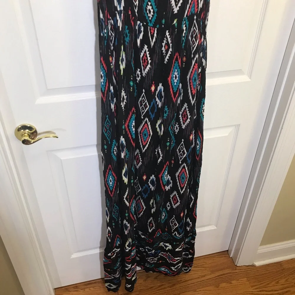Bellino Aztec Print Maxi Dress - Picture 8 of 9